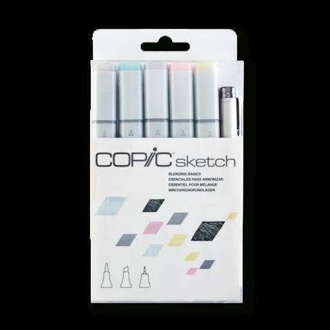 "Copic Sketch Set ""Blending Basics"", 6 Stk."-0