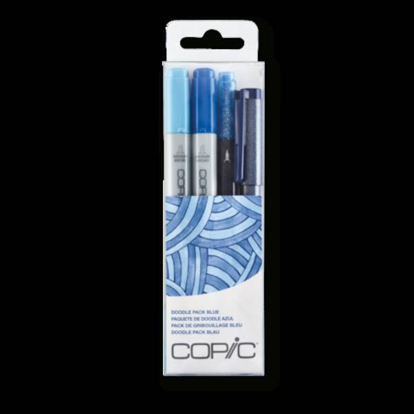 "Copic Set ""Doodle Pack Blue"", 4 Stk."