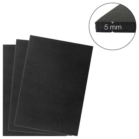 transotype Foam Board, 297 x 420 mm (A3), schwarz, 5 mm (70000714)-0
