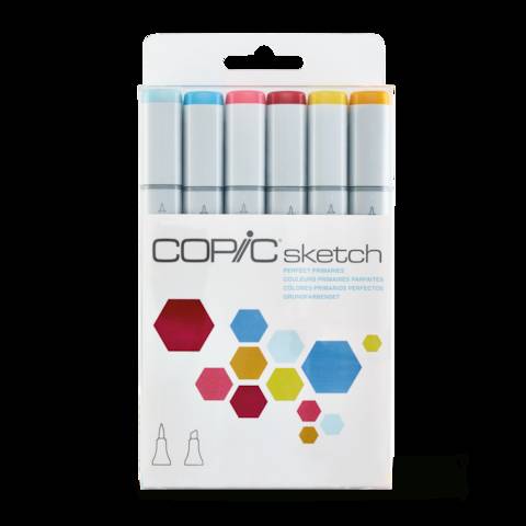 COPIC Sketch Set "Perfect Primiaries", 6 Stk.-0
