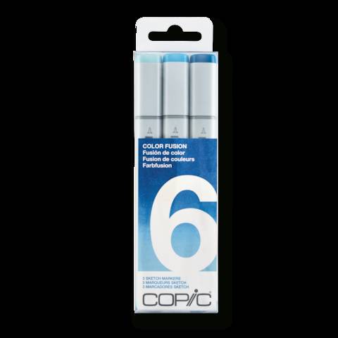COPIC Sketch Set "Color Fusion 6", 3 Stk.-0