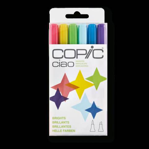 "Copic Ciao Set ""Brights"", 6 Stk."-0