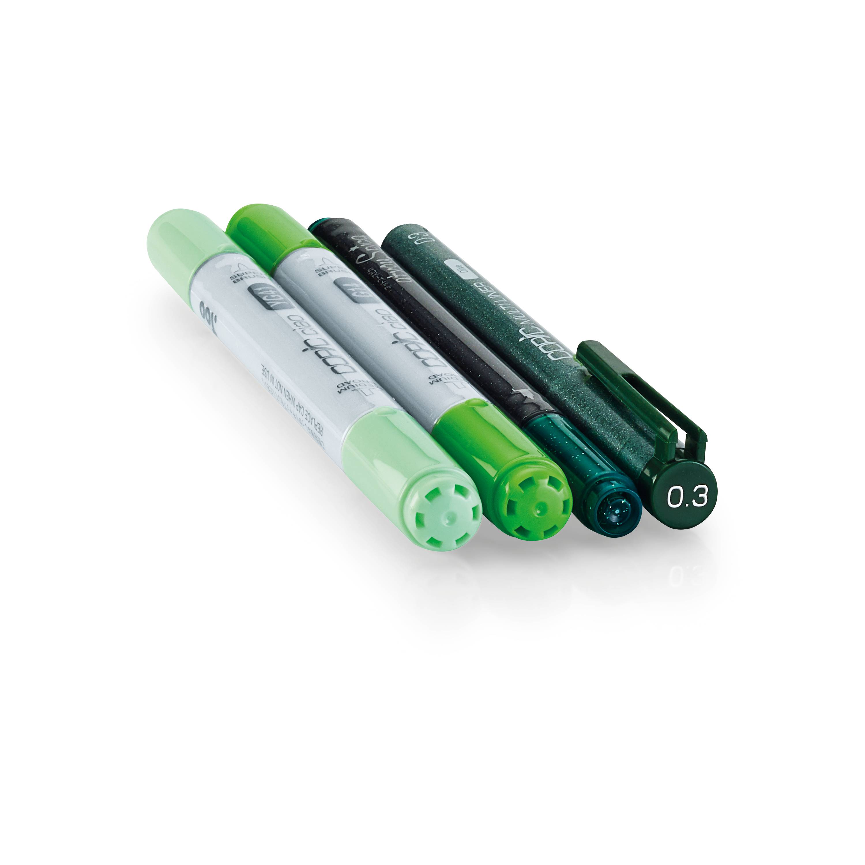 "Copic Set ""Doodle Pack Green"", 4 Stk."-1