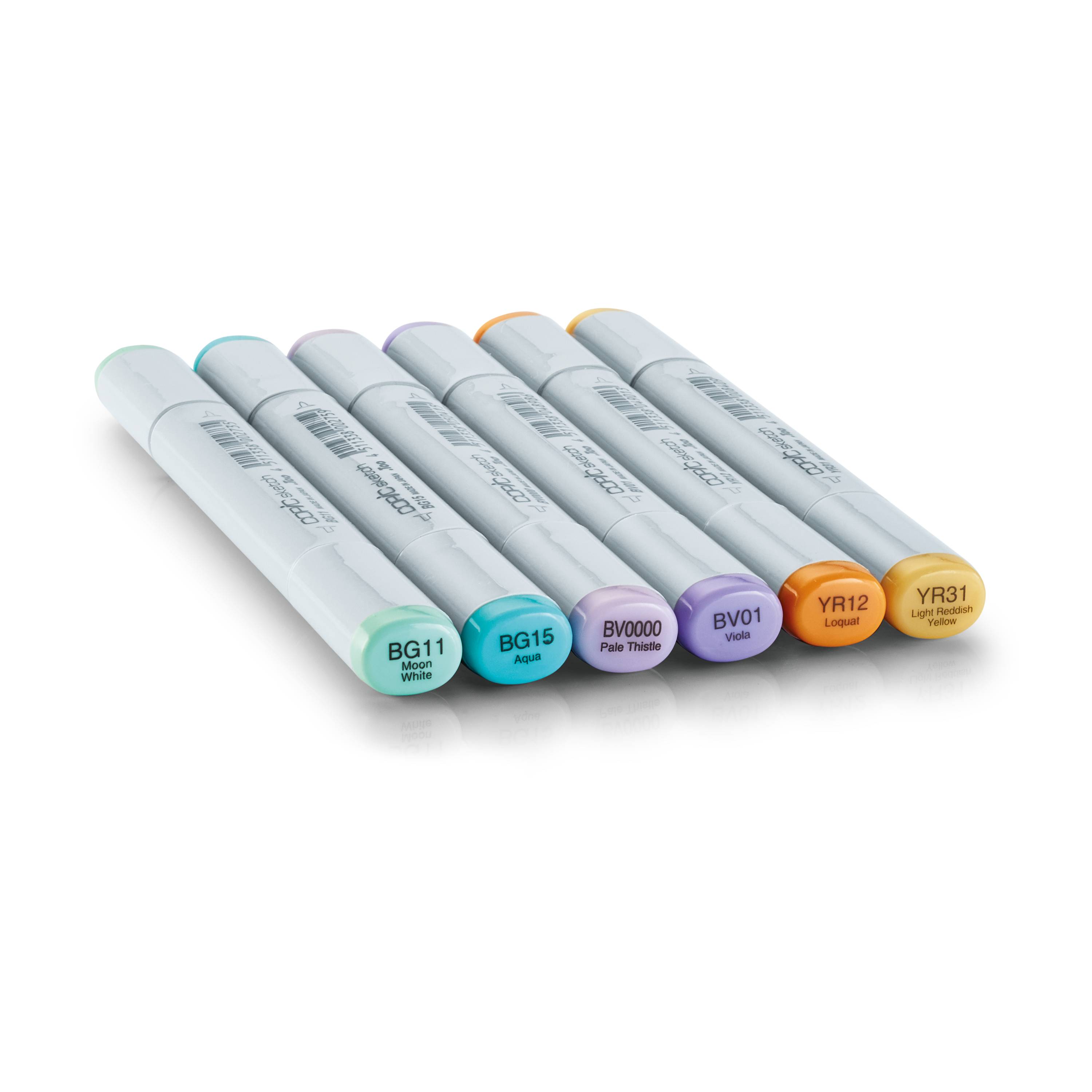 COPIC Sketch Set "Pale Pastels", 6 Stk.-2