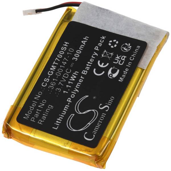 Akku kompatibel mit Garmin Typ 361-00147-10, 3,7V, Li-Polymer