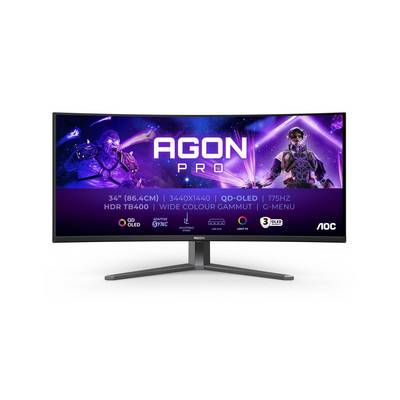 AOC AGON PRO AG346UCD - OLED-Monitor - gebogen - 86.36 cm (34") - HDR-1