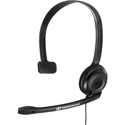 Sennheiser PC 2 Chat Computer  On Ear Headset kabelgebunden  Schwarz Noise Cancelling 