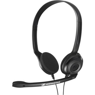 Sennheiser PC 3 Chat Computer  On Ear Headset kabelgebunden Stereo Schwarz Noise Cancelling 