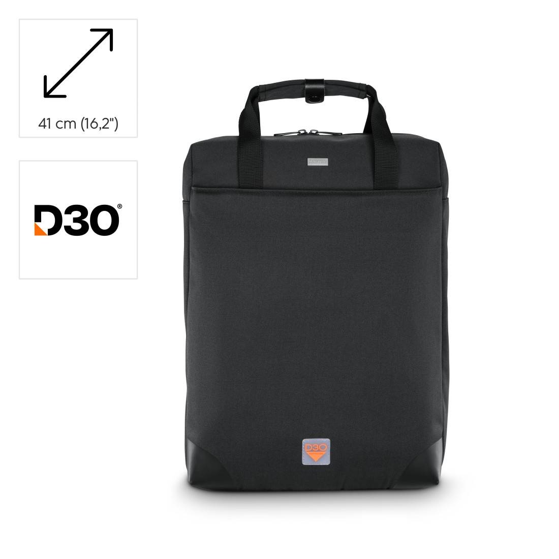hama 00227052 Laptop-Rucksack "Extreme Protect", stoßfest, bis 41 cm (16,2"), Schwarz-1