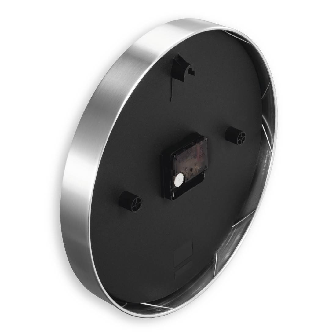 hama 00185883 Funkwanduhr "Fidschi", ohne Ticken, Ø 30 cm, Aluminium-1