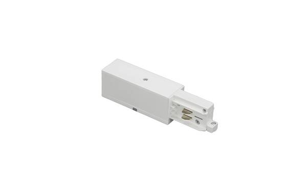 EUTRAC Einspeiser für 3-Phasen Aufbauschiene BASIC rechts, weiss