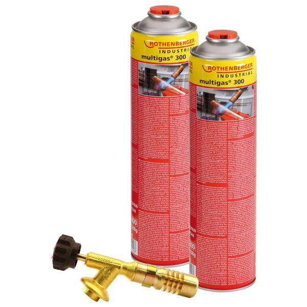 Hot Pack 2 Gasbrenner 650°C 2.5 h inkl. Gasflasche 1 Set