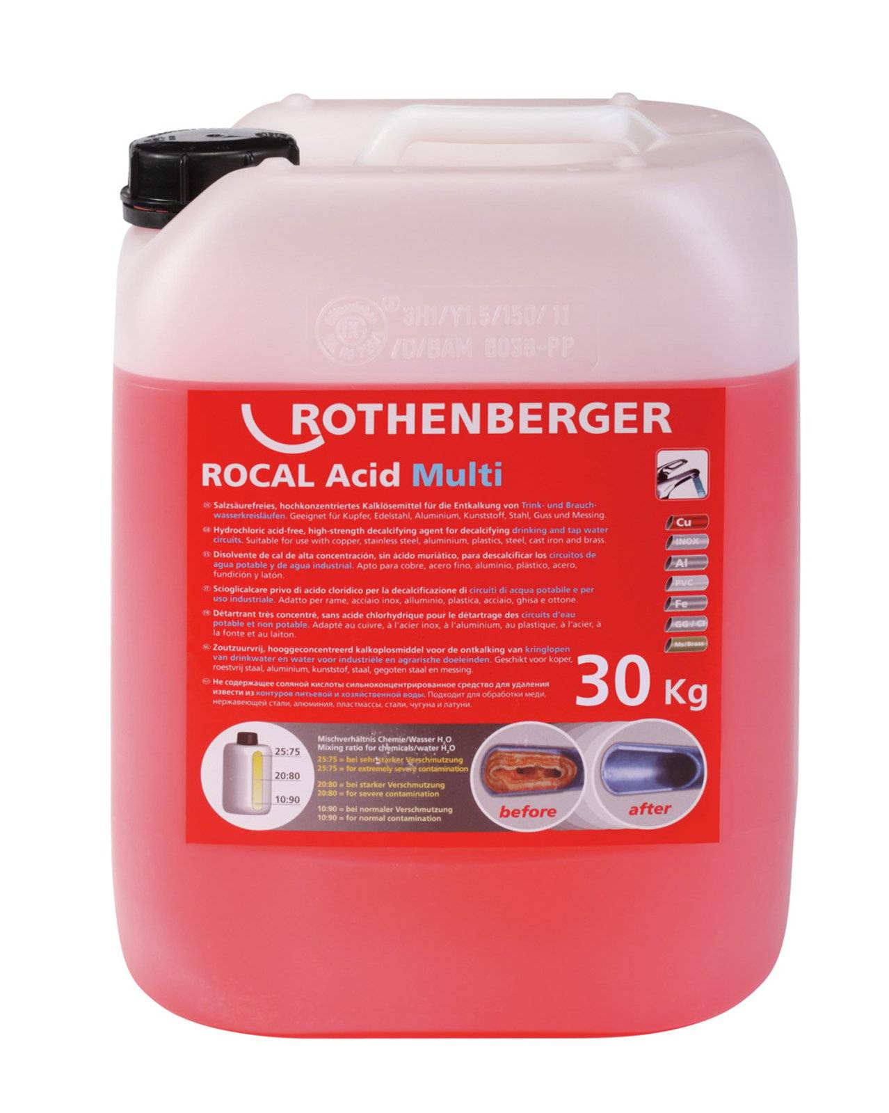 ROTHENBERGER ROCAL Acid Multi 30kg - 1500000117-0