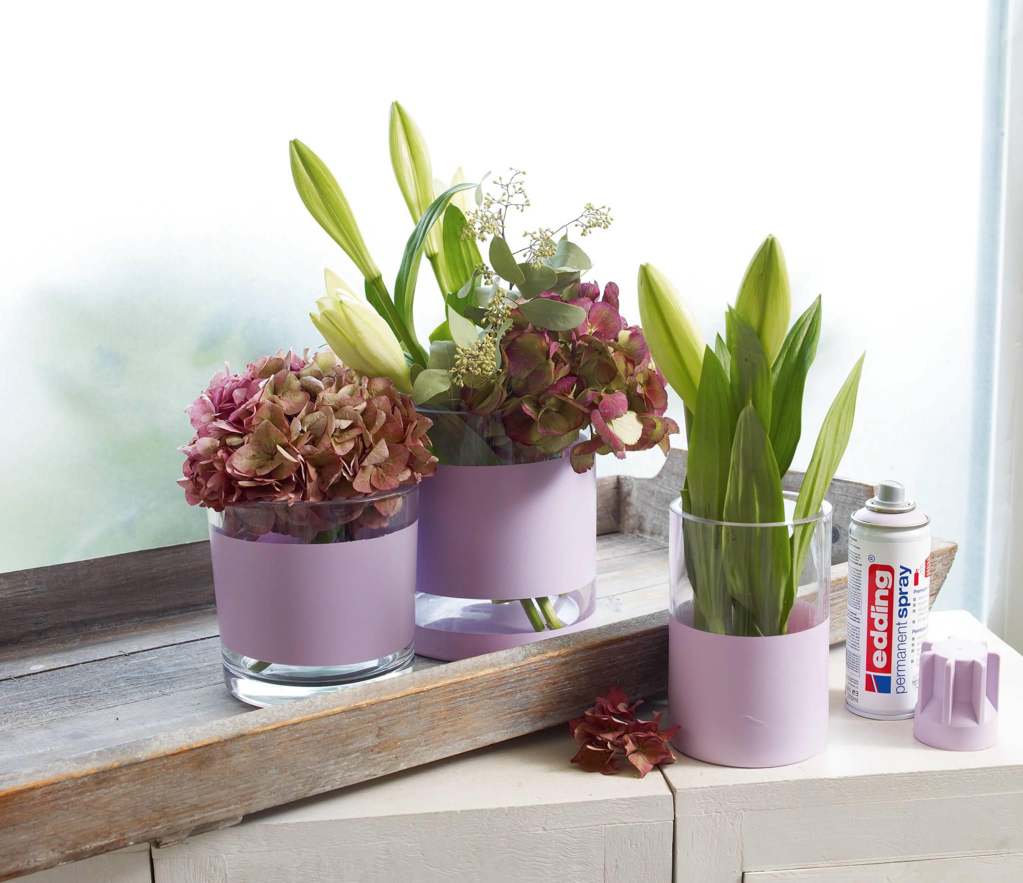 edding 5200 Permanentspray Premium Acryllack light lavender matt DE-FR-IT-2