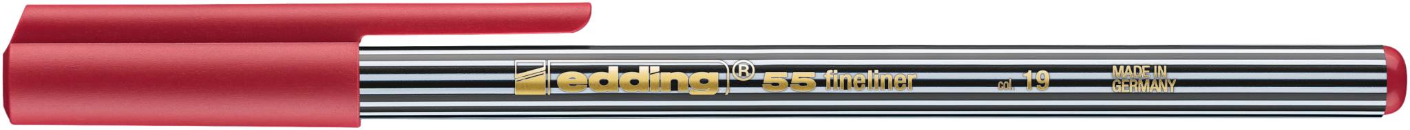 edding 55 Fineliner karminrot-0