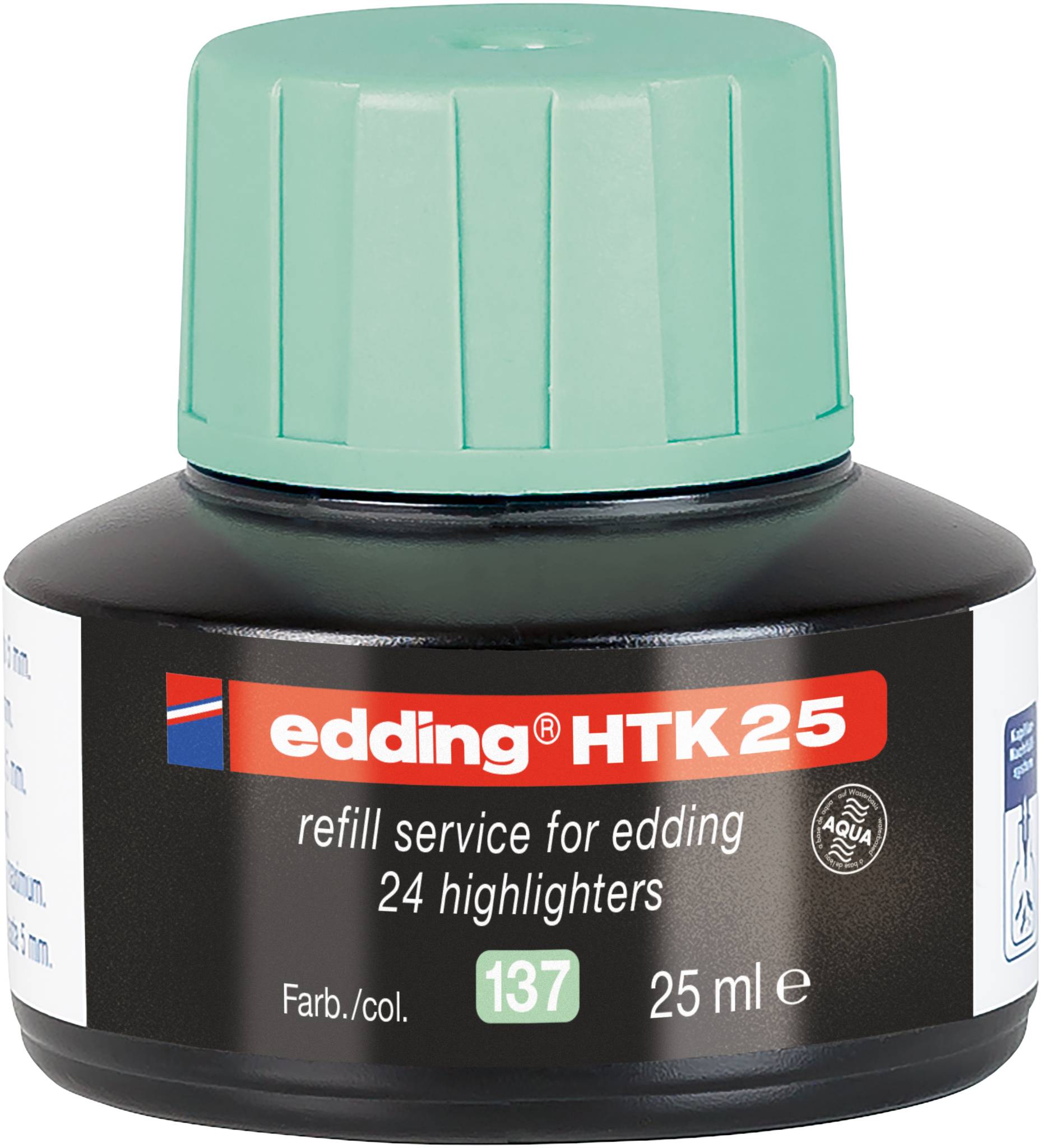 edding HTK 25 Nachfüllinte Textmarker pastellgrün-0