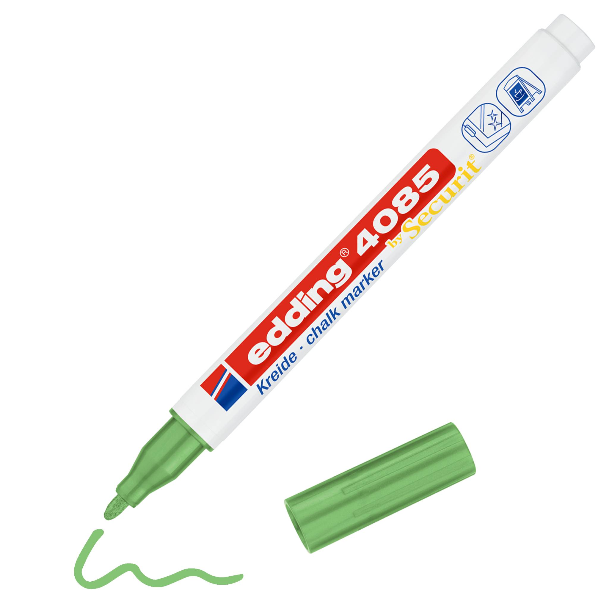 edding 4085 Kreidemarker grün-metallic-1