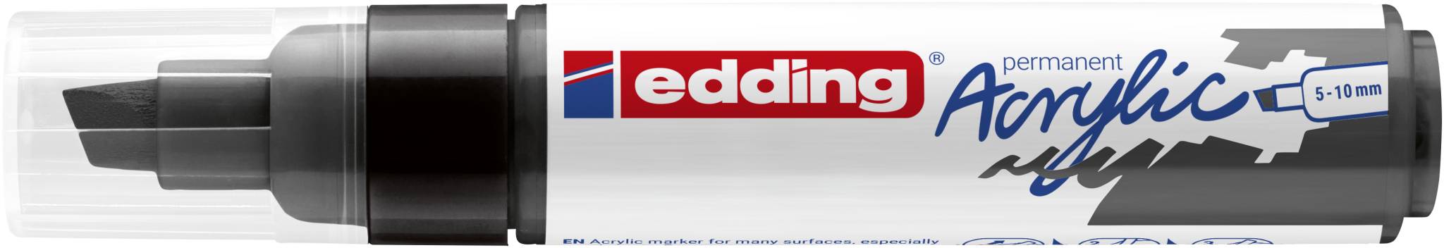 edding 5000 Acrylmarker breit schwarz-0