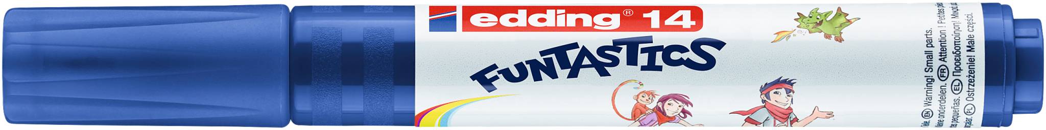 edding 14 FUNTASTICS Kinderfasermaler blau-1