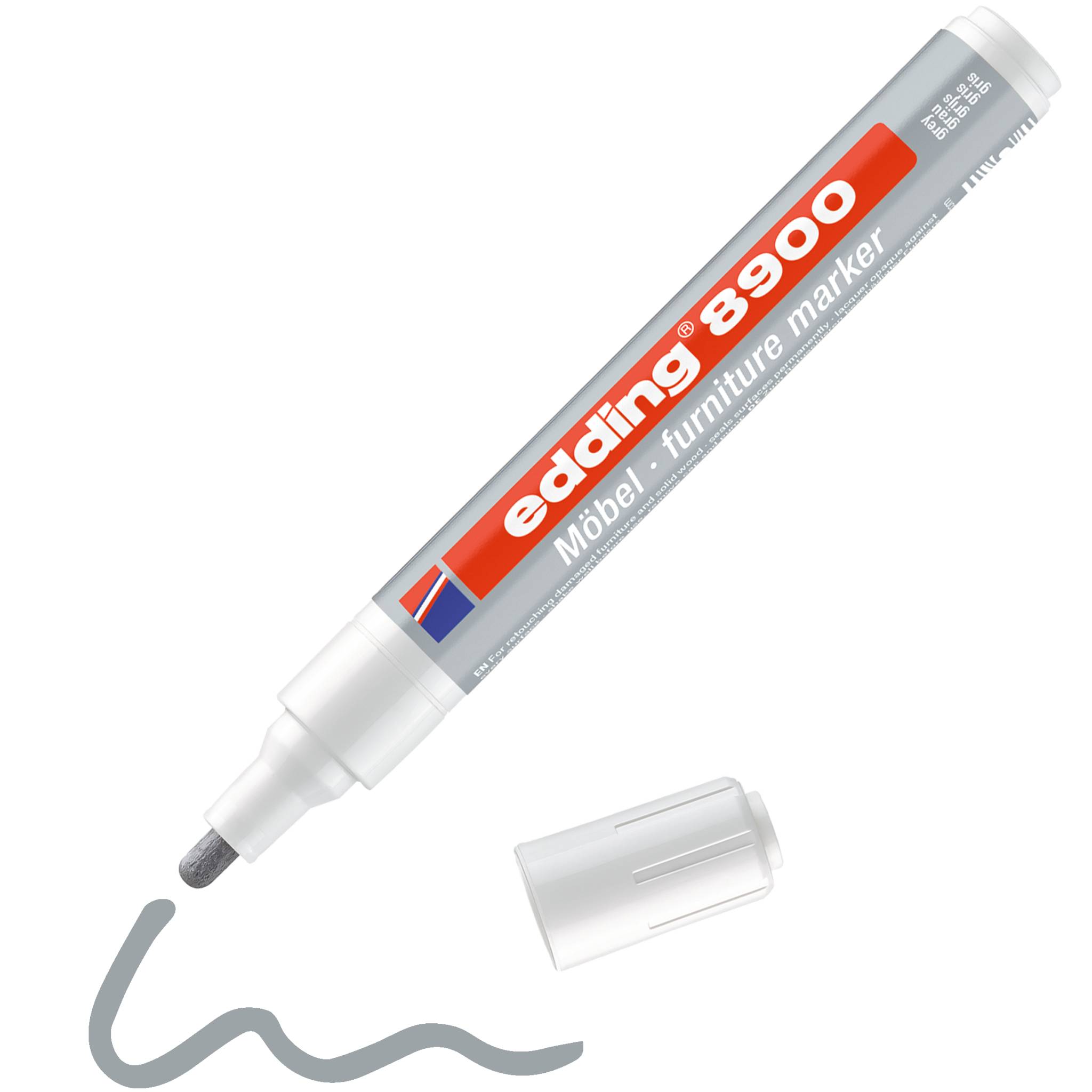 Edding 8900 4-8900-1-4012 Möbelmarker Grau 1.5 mm, 2 mm-1