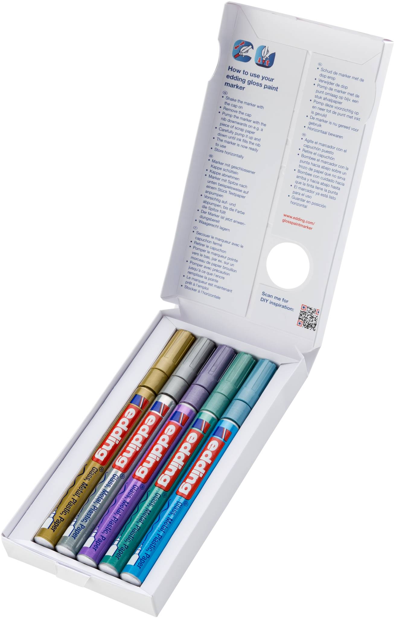 edding 780 Glanzlackmarker 5er-Set sortiert spezial-2