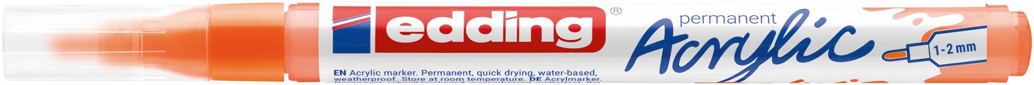 edding 5300 Acrylmarker fein neonorange-1