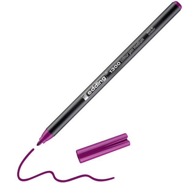 edding 1300 Fasermaler medium rotviolett
