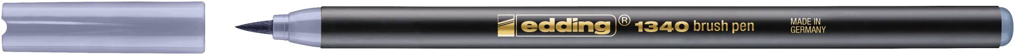 edding 1340 Pinselstift silbergrau-1