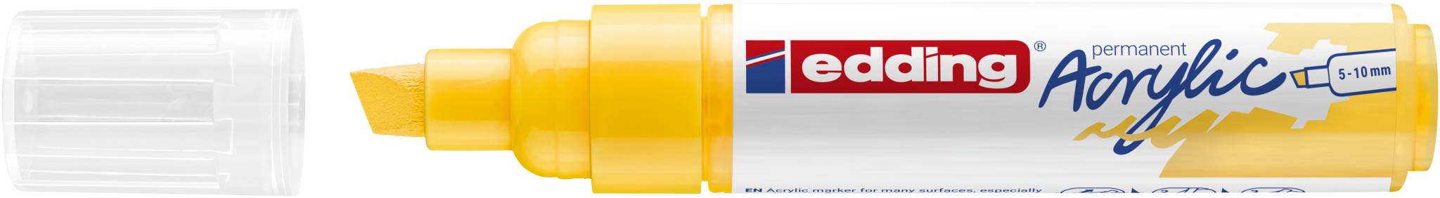 edding 5000 Acrylmarker breit verkehrsgelb-3