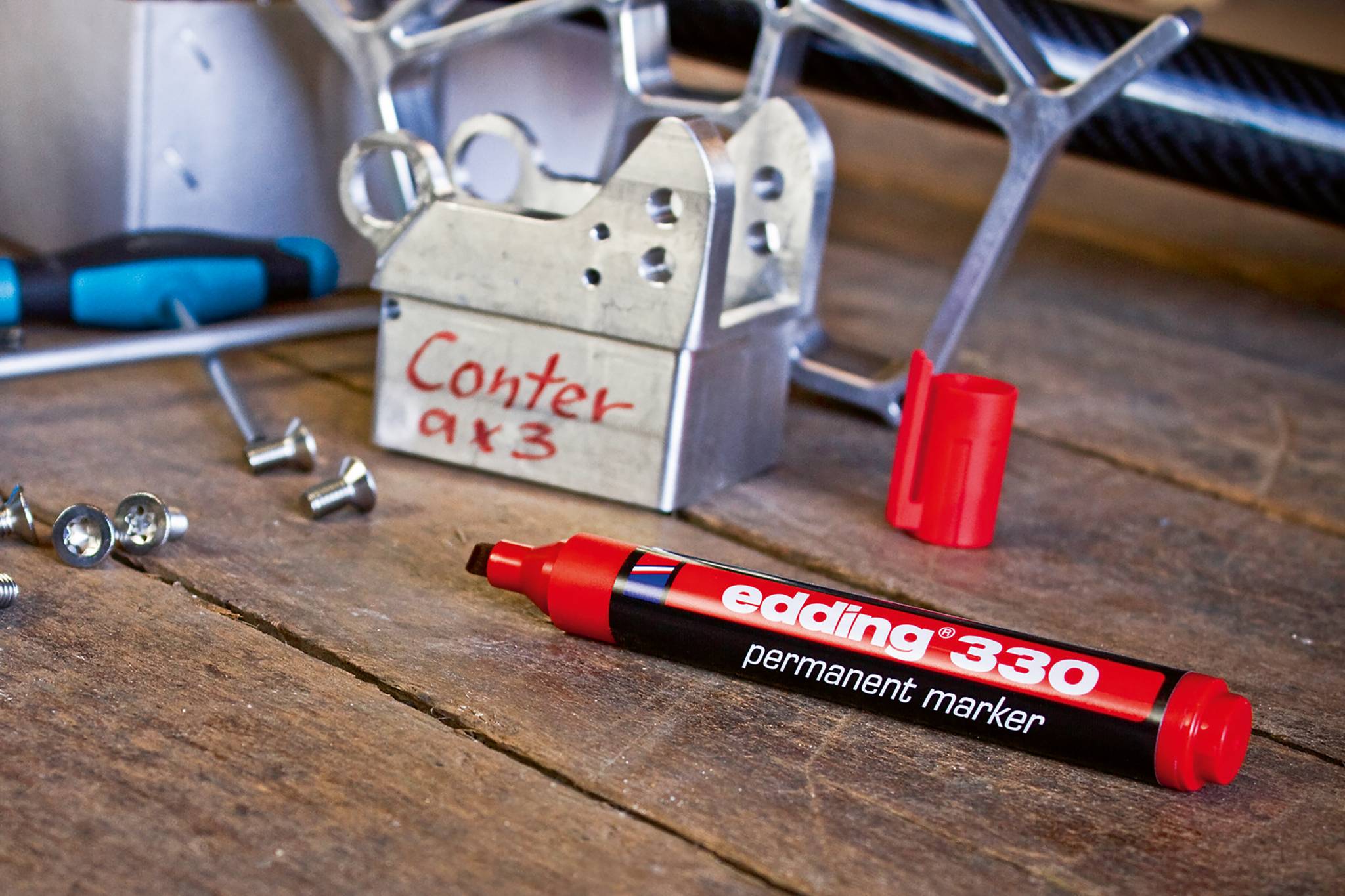 edding 330 Permanentmarker orange-3
