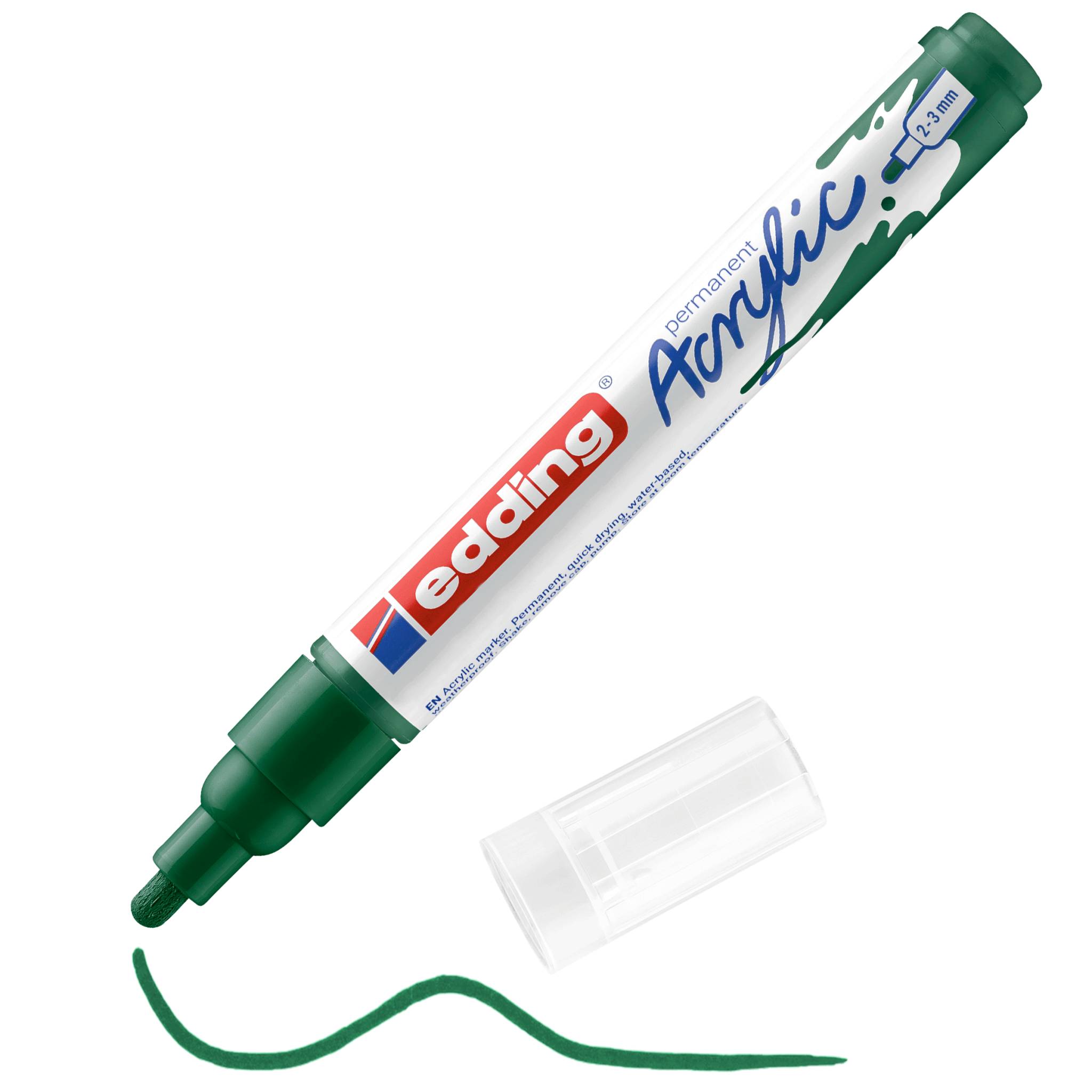 edding 5100 Acrylmarker medium moosgrün-3
