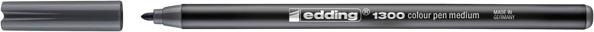 edding 1300 Fasermaler medium grau-1