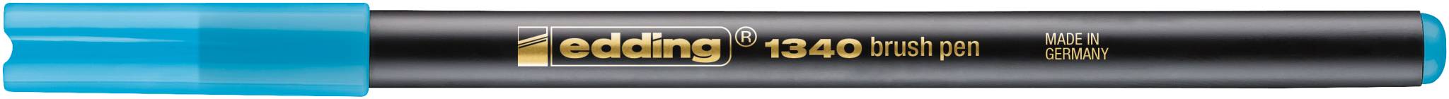 edding 1340 Pinselstift azurblau-0