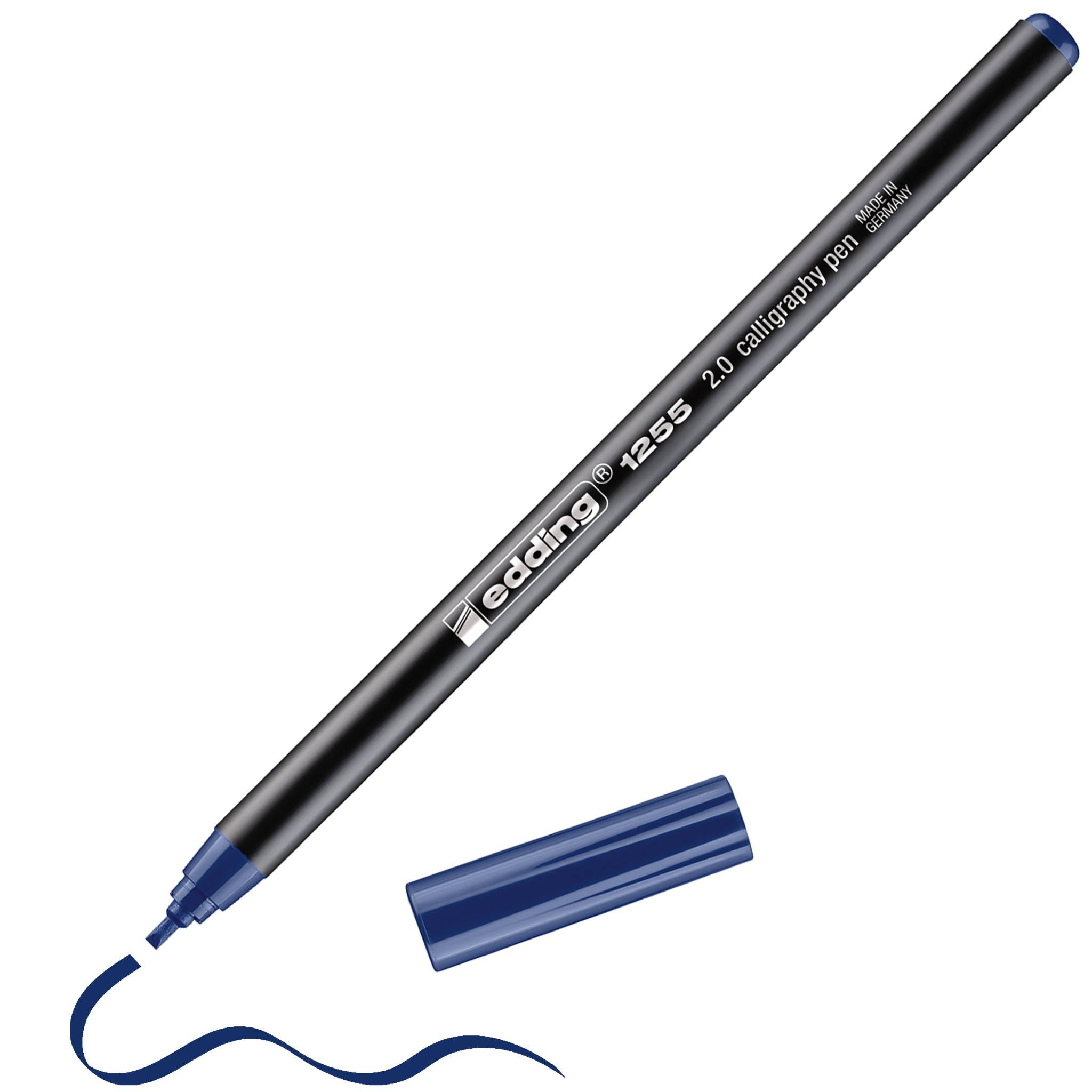 edding 1255 Kalligrafiestift 2,0 stahlblau-3