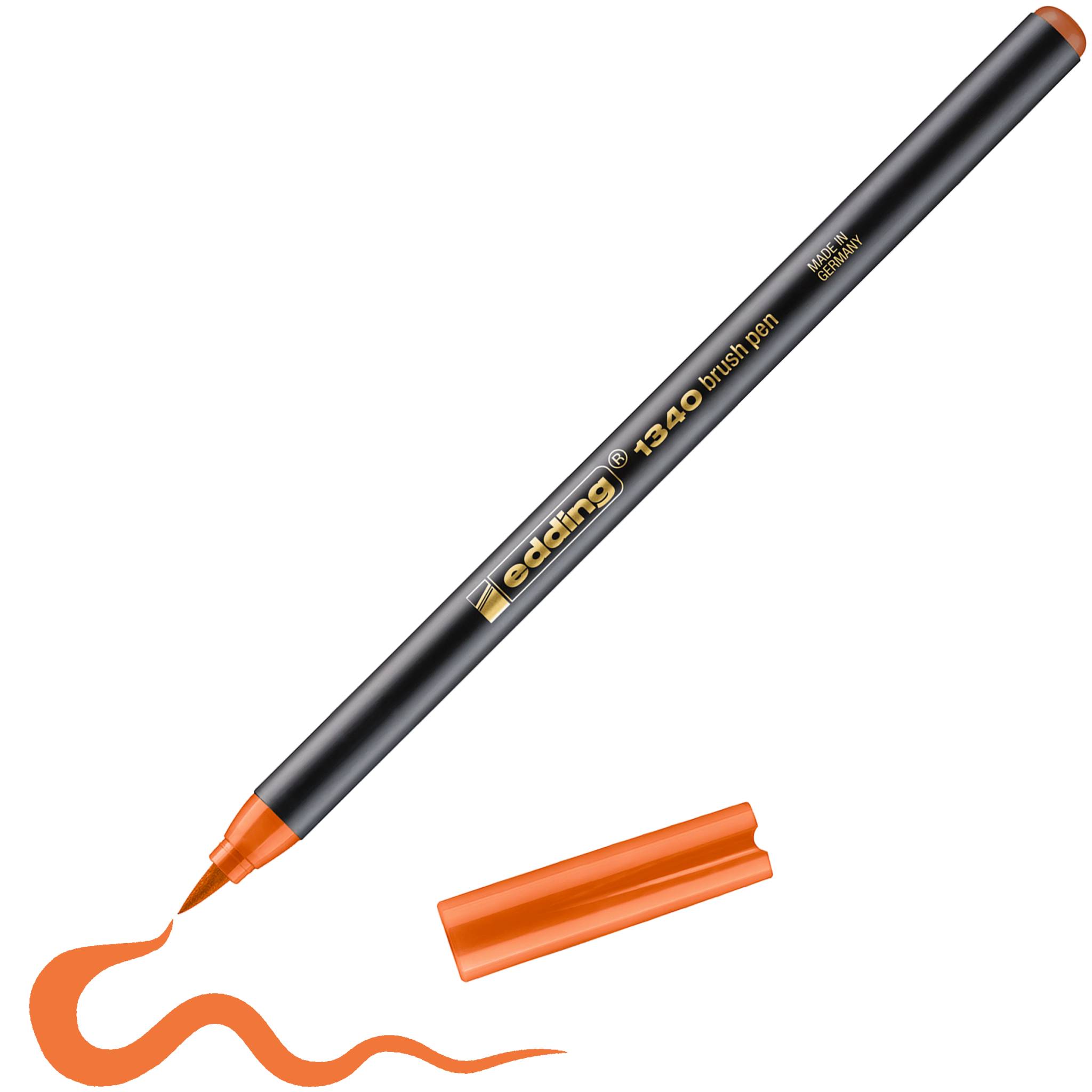 edding 1340 Pinselstift orange-0