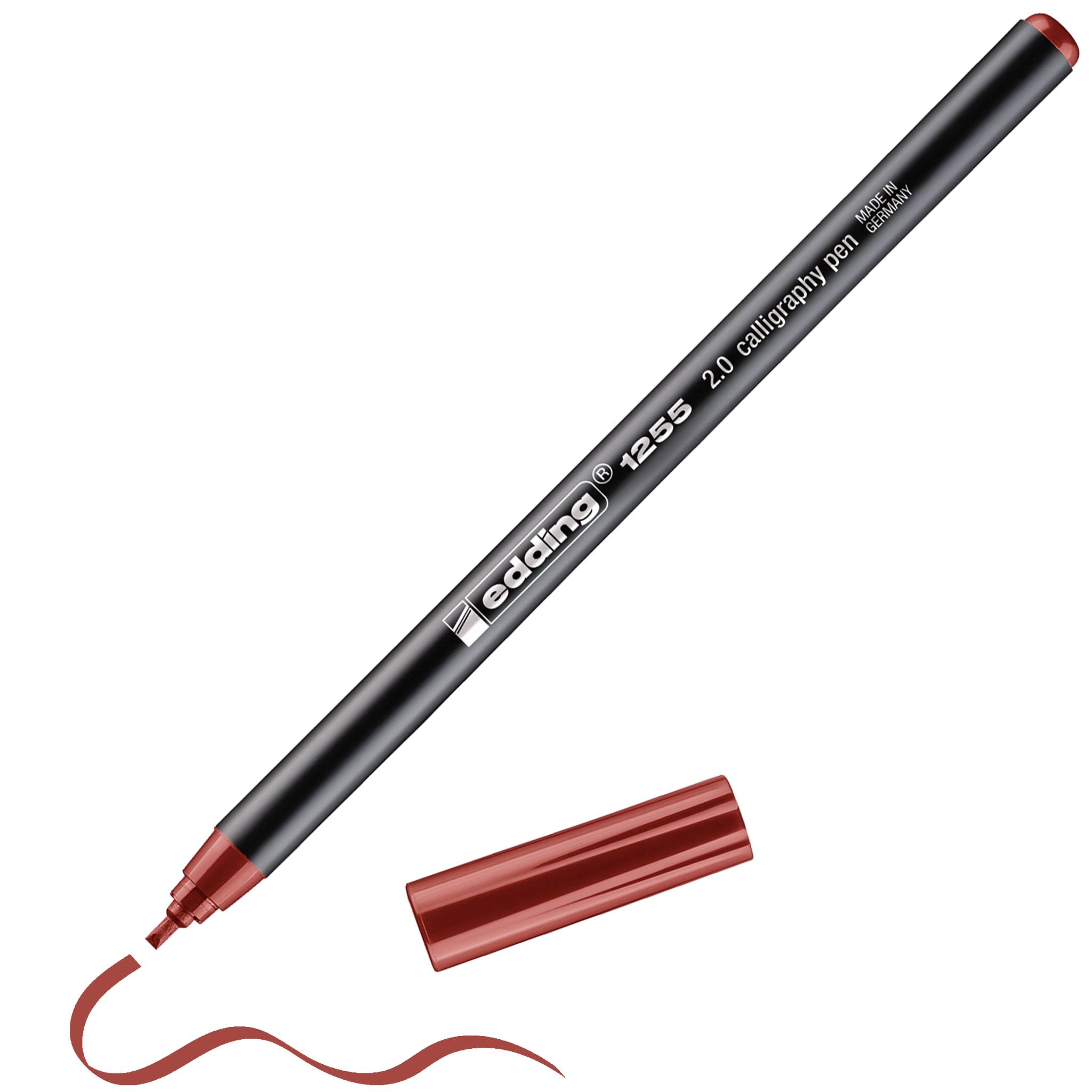 edding 1255 Kalligrafiestift 2,0 karmesin-0