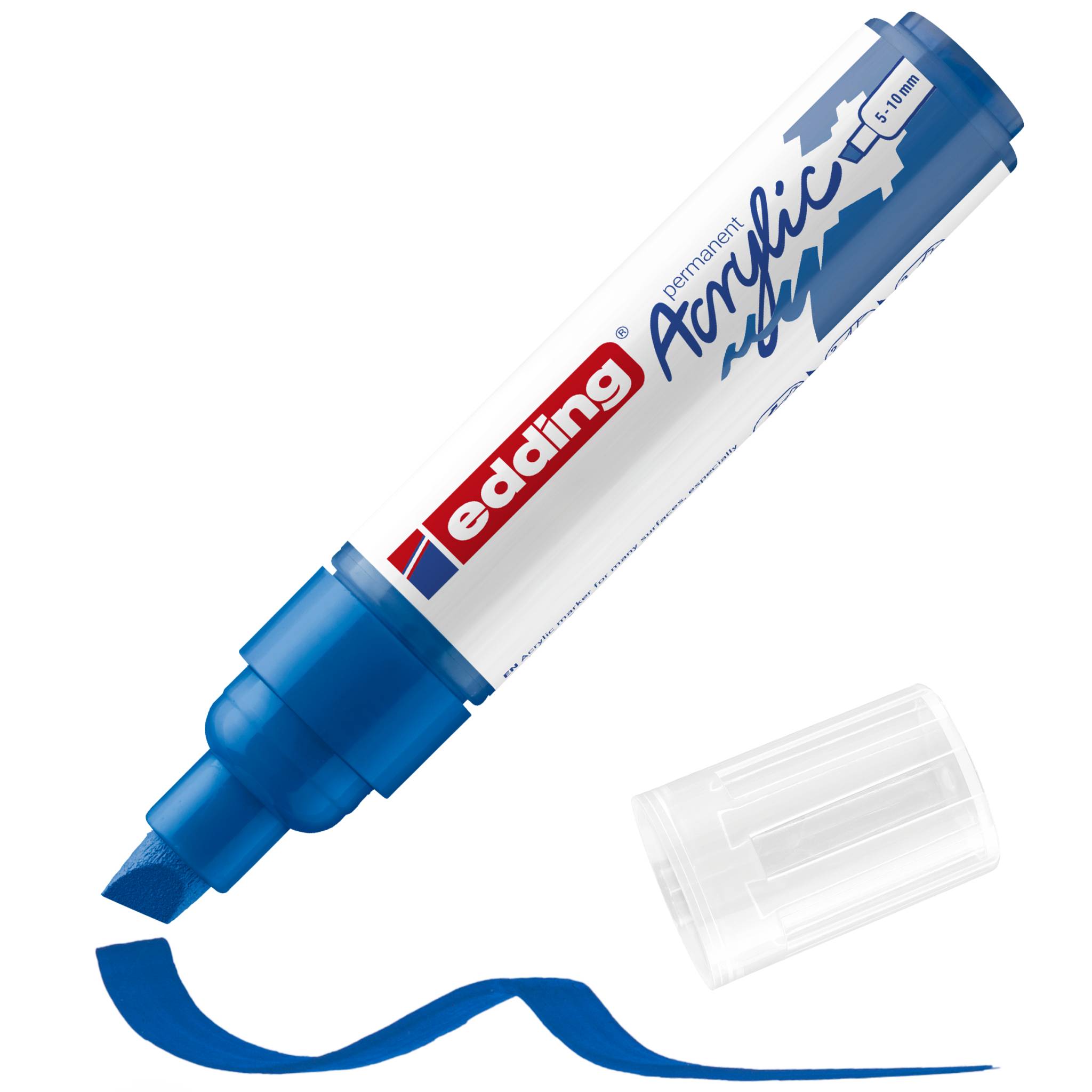 edding 5000 Acrylmarker breit enzianblau-0