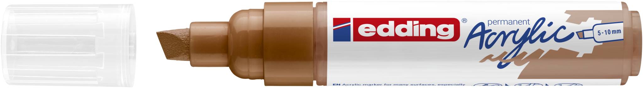 edding 5000 Acrylmarker breit haselnuss-0