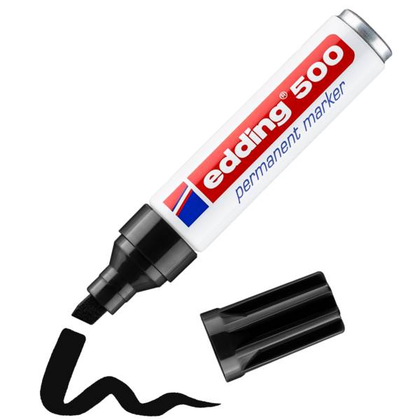 edding 500 Permanentmarker 1er-Blister schwarz