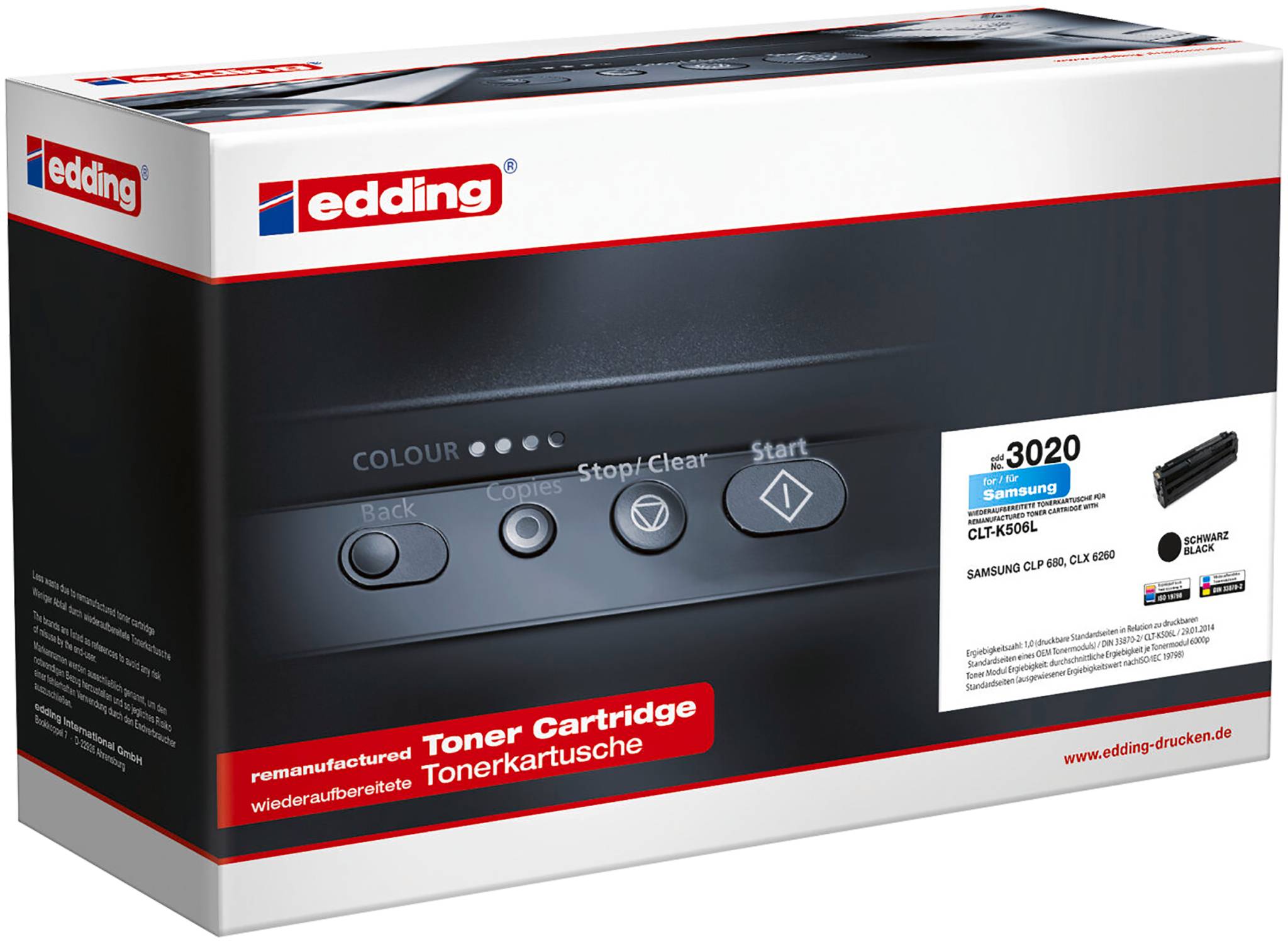 EDD-3020 ersetzt Samsung CLT-K506L - schwarz - 6.000 Seiten-1