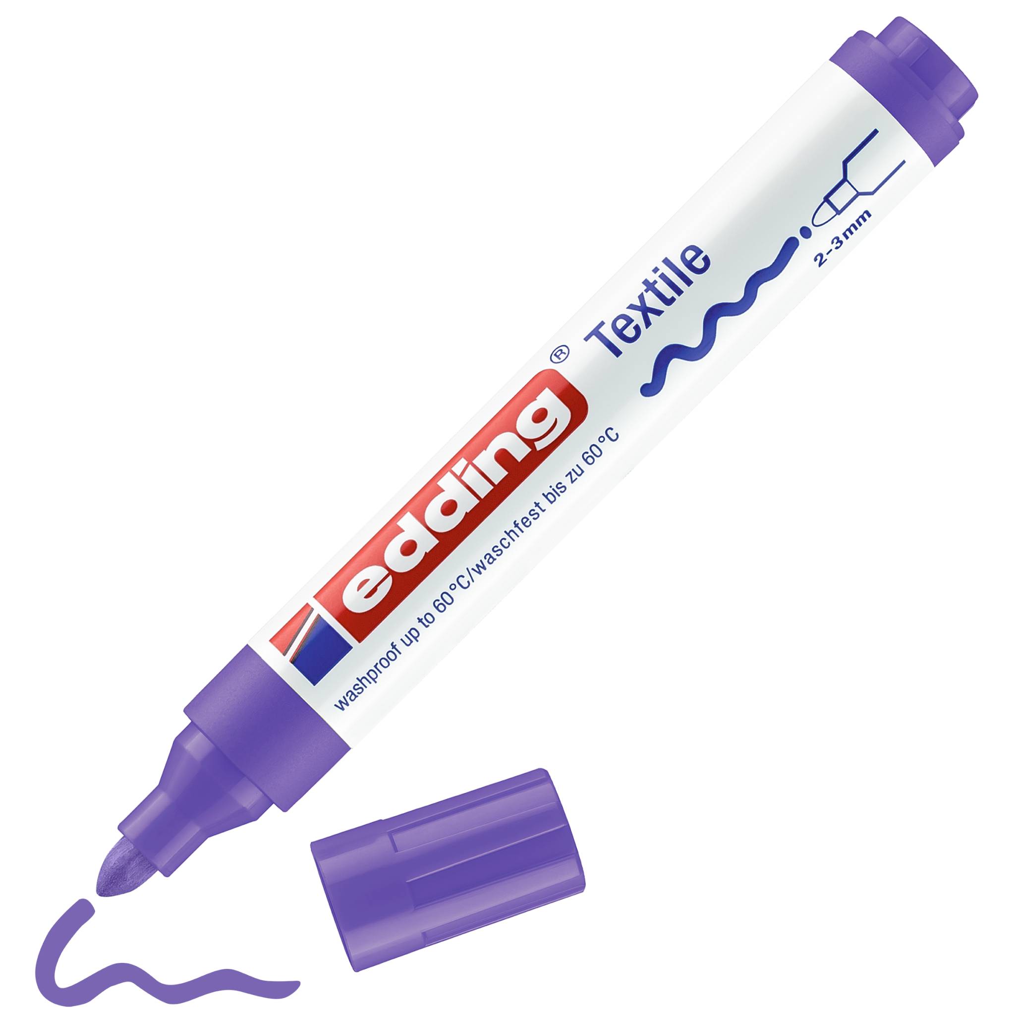 edding 4500 Textilmarker neonviolett-3