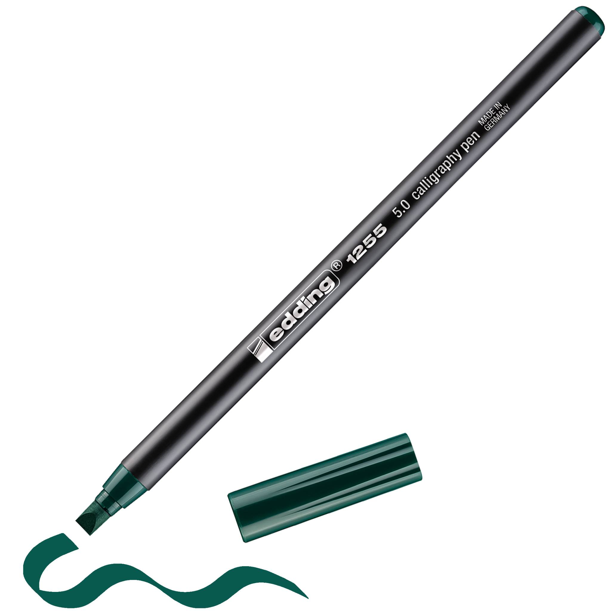edding 1255 Kalligrafiestift 5,0 flaschengrün-3