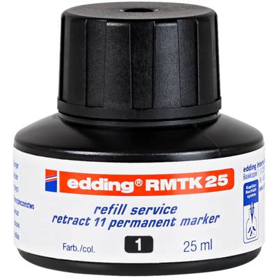 edding RMTK 25 Nachfülltinte retract 11 Permanentmarker schwarz-0