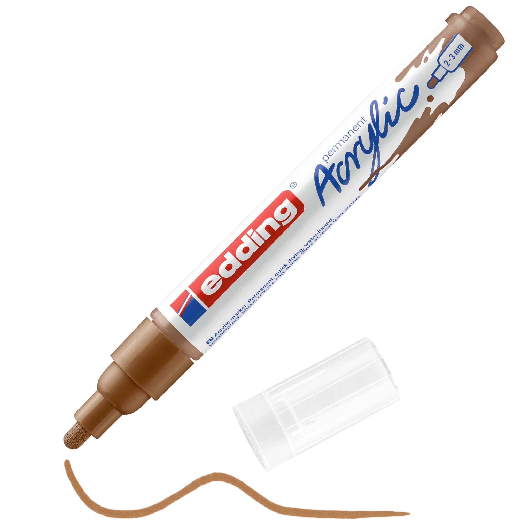 edding 5100 Acrylmarker medium haselnuss-3