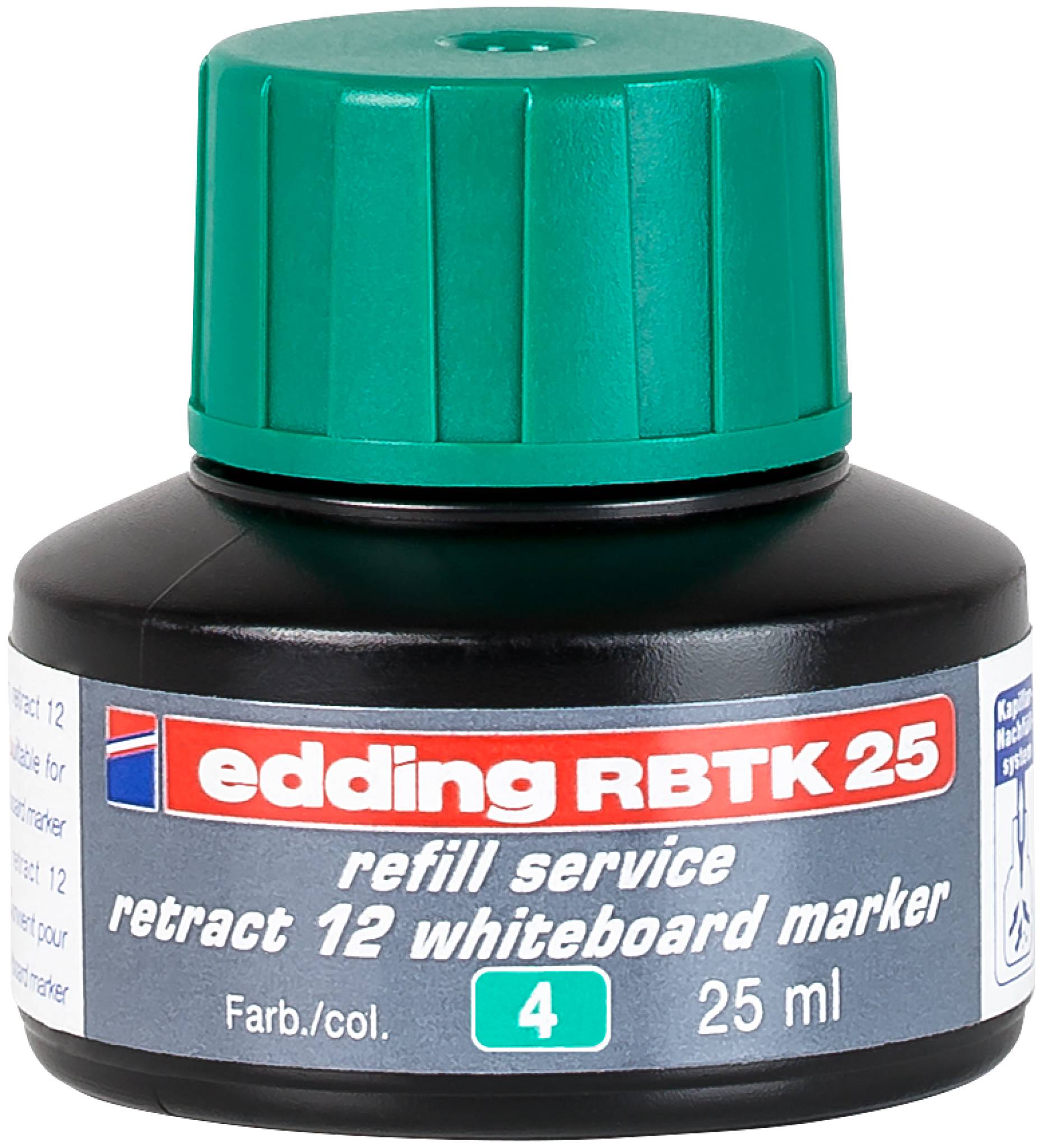 edding RBTK 25 Nachfülltinte retract 12 Whiteboardmarker grün-0