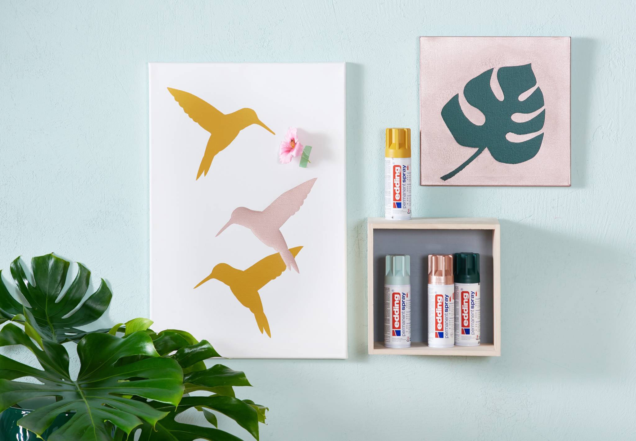 edding 5200 Permanentspray Premium Acryllack roségold matt DE-FR-IT-2