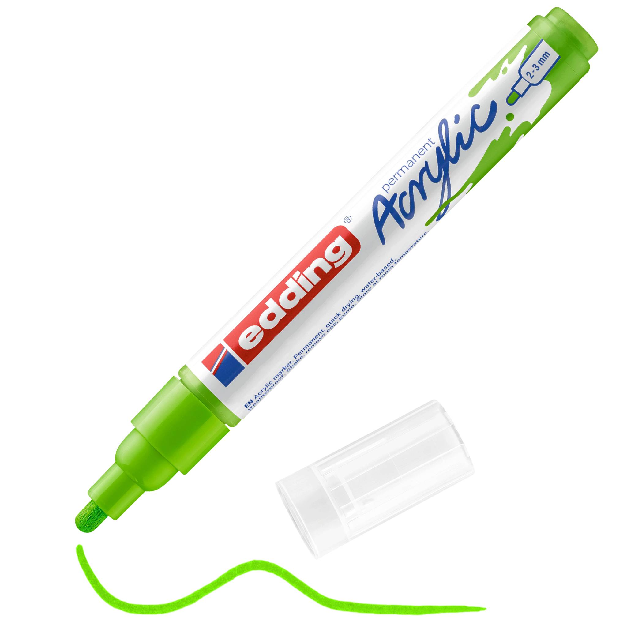 edding 5100 Acrylmarker medium gelbgrün-4
