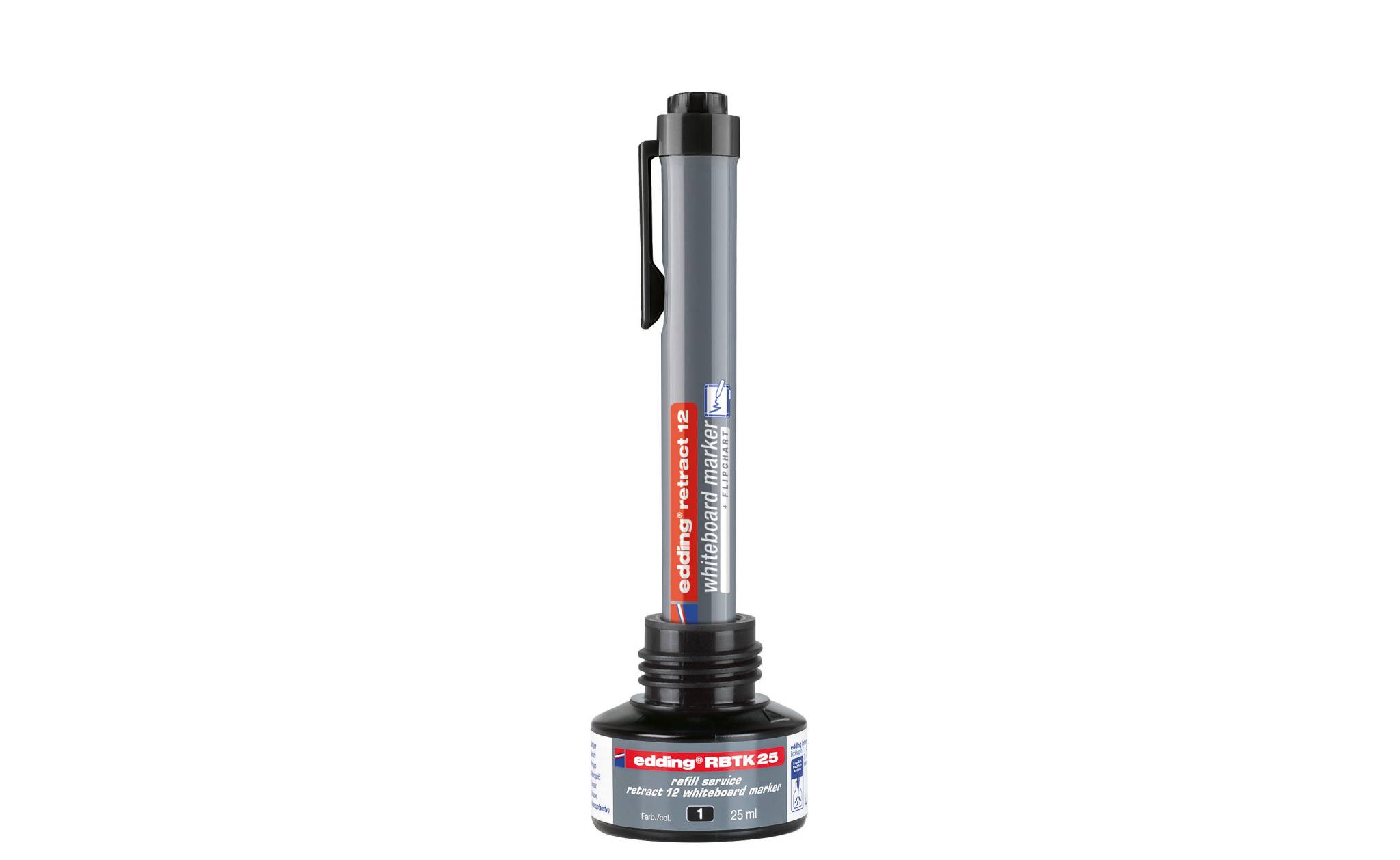 edding RBTK 25 Nachfülltinte retract 12 Whiteboardmarker rot-2