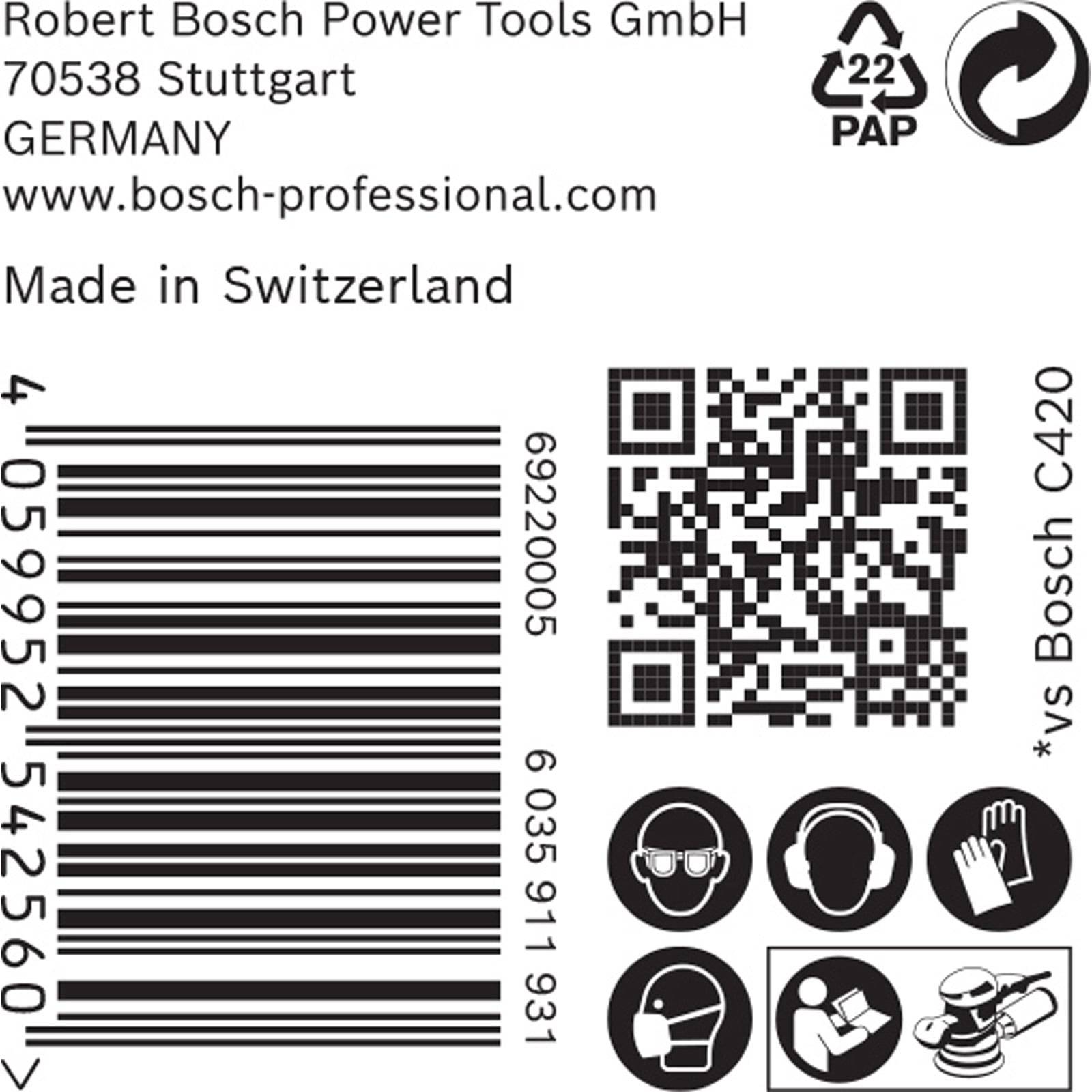 Schleifpapier Expert C470 D.150mm Körnung 60 6Löcher f.Exzenterschleifer 50 St.-2