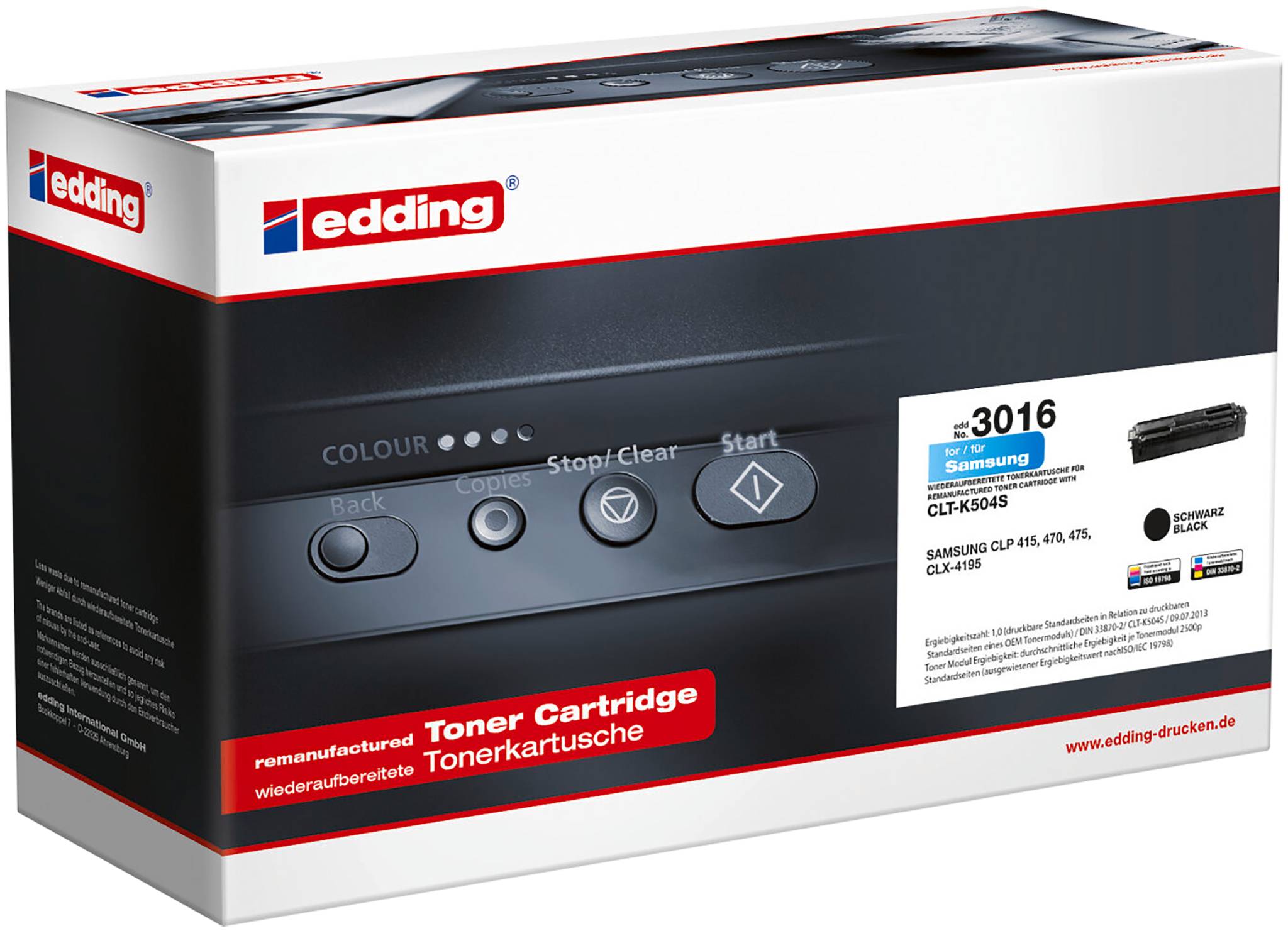 EDD-3016 ersetzt Samsung CLT-K504S - schwarz - 2.500 Seiten-0
